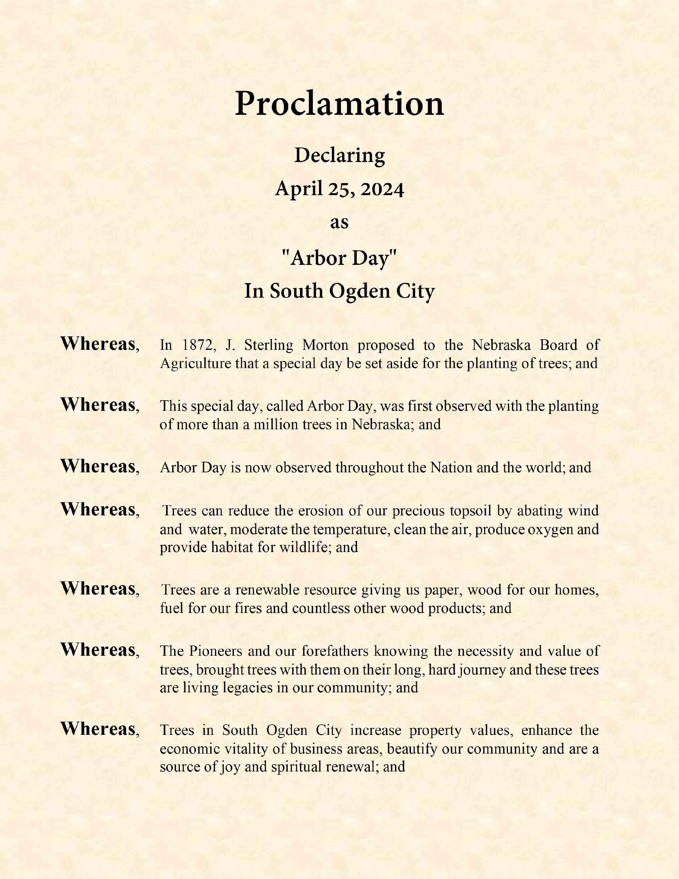 04 Apr 02 - Arbor Day 2024, Page    1